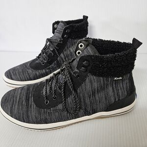 Keds Scout Nylon Lace Up Boots Black Size 8